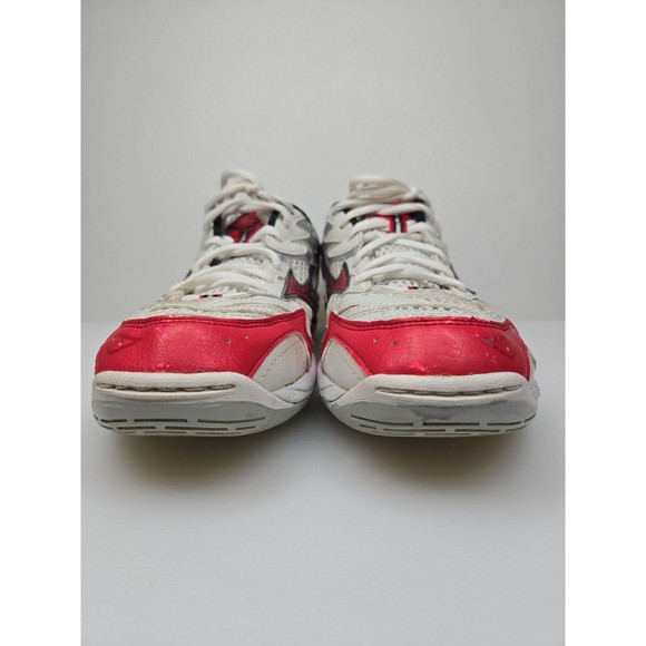 Mizuno Wave Spike 12 Volleyball Court Shoe White with Red Women's Size 9 - Picture 4 of 12